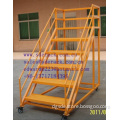 Warehouse Racking for Movable Ladder